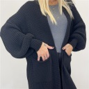 cardigan lungo senza bottoni sublime